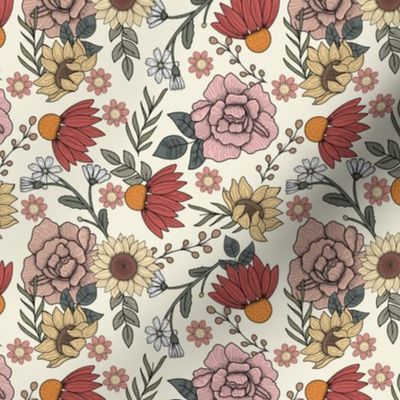 Vintage Wildflowers (Small)