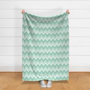 Mint Ombre Chevron