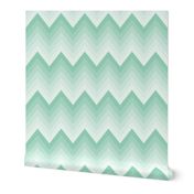 Mint Ombre Chevron