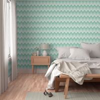 Mint Ombre Chevron