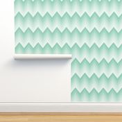 Mint Ombre Chevron