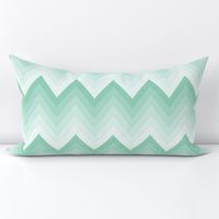 Mint Ombre Chevron