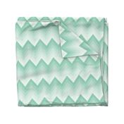 Mint Ombre Chevron