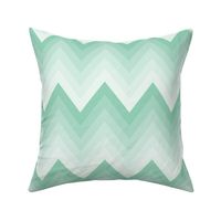 Mint Ombre Chevron