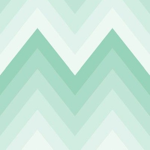 Mint Ombre Chevron