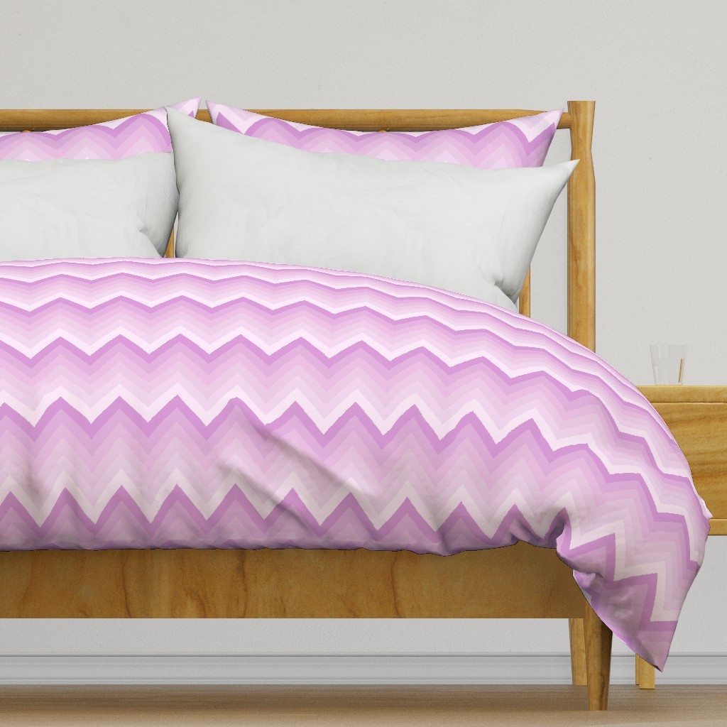 Lilac Ombre Chevron