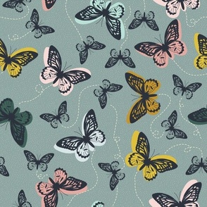 Fly Away Home: Butterflies In Flight