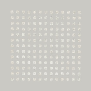 Square Grid Dots - Extra Large Textured Neutral Earth Tones Benjamin Moore Stonington Gray Palette Subtle Modern Abstract Geometric