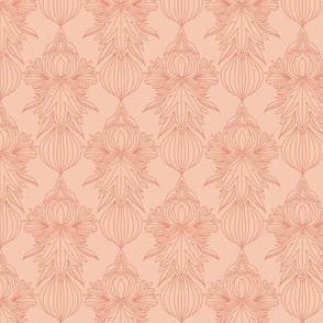 Wings: Coral Damask