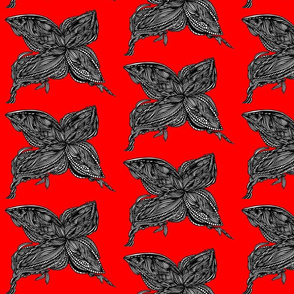 JamJax Bright Red Butterfly