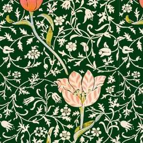 William Morris Medway Tulip Green Large