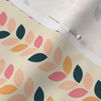 Sweet Peach: Leafy Stripe