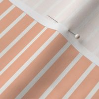 Peach and Cream Stripes