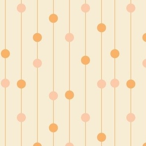 Sweet Peach: Dotted Stripe