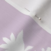 Tulip Print Lilac and White 