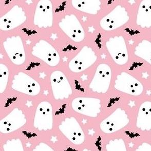 Pink Ghosts & Bats
