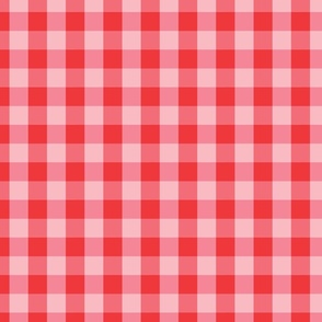 Small Gingham Plaid Check, Pink Gingham