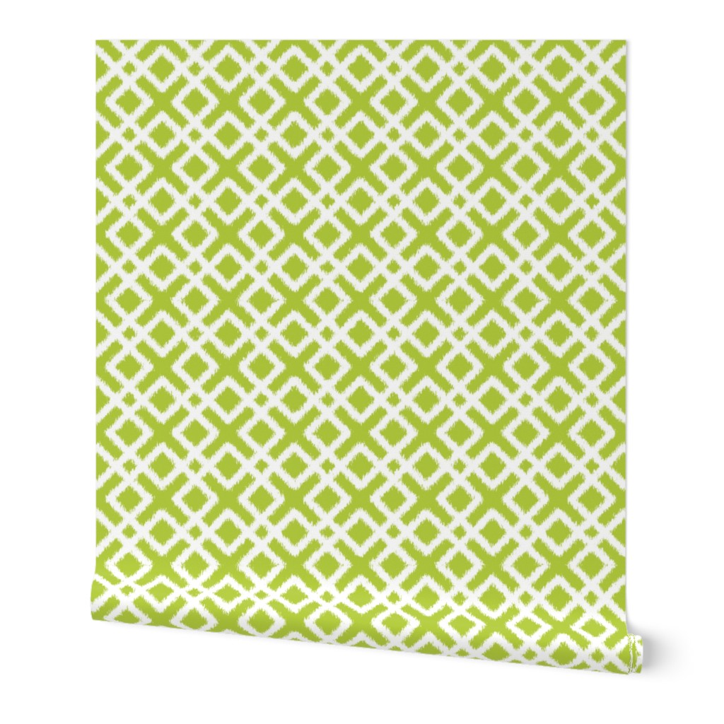 Weave Ikat in Green or Chartreuse