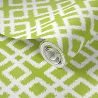 Weave Ikat in Green or Chartreuse