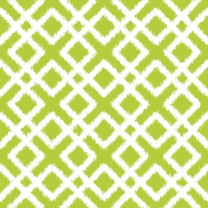 Weave Ikat in Green or Chartreuse