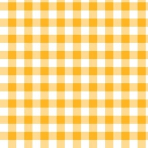 orange gingham