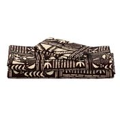 Tribal Batik - Burnt Umber Brown - Design 12710765