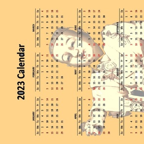 2023 Tea Towel Calendar - Boy