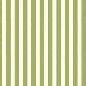 Olive Green and  Yellow  Vertical Stripes - thick vertical sage retro line stripe