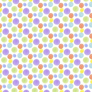 watercolor polka dot pattern 1