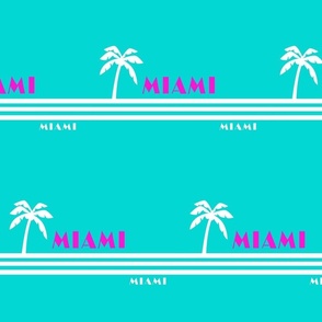 Miami 80's - aqua color
