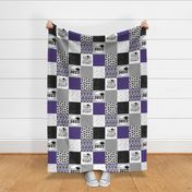 Grad 2022//Purple - Wholecloth Cheater Quilt