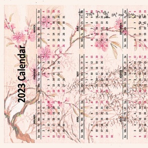 2023 Tea Towel Calendar - Cherry Tree