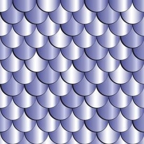 Very Peri Mermaid Satin Fish Scales in Periwinkle  Pantone Color of the Year 