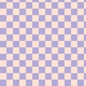 Minimalist boho checker plaid design basic check color block tartan nursery print spring blush lilac