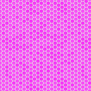 Small Hot Pink Honeycomb Bee Hive Geometric Hexagonal Design