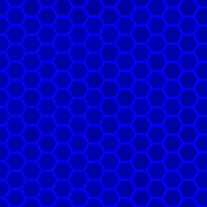 Large Navy Blue Honeycomb Bee Hive Geometric Hexagonal Design
