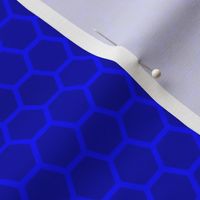 Small Navy Blue Honeycomb Bee Hive Hexagonal Design