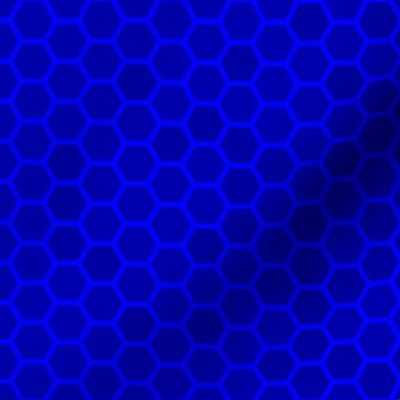 Small Navy Blue Honeycomb Bee Hive Hexagonal Design