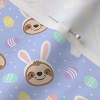 Easter sloths - Easter eggs and bunny ears - peri - LAD22