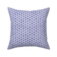 Small Very Periwinkle Purple Blue Honeycomb Bee Hive Geometric Hexagonal Design