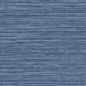 Grasscloth Wallpaper - Coastal Chambray Blue 