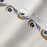 Puppy Paws and Rainbow small column