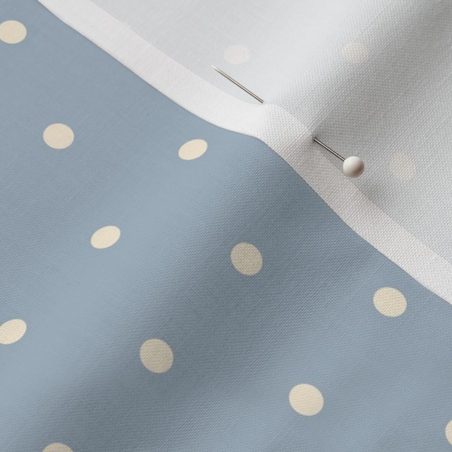 Blue and White Polka Dots - Easter