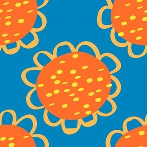 Dotty Summer Sunflowers