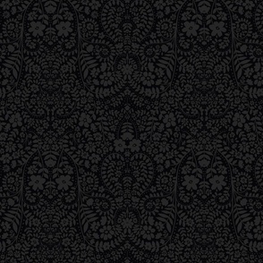 Black Velvet Fabric, Wallpaper and Home Decor | Spoonflower