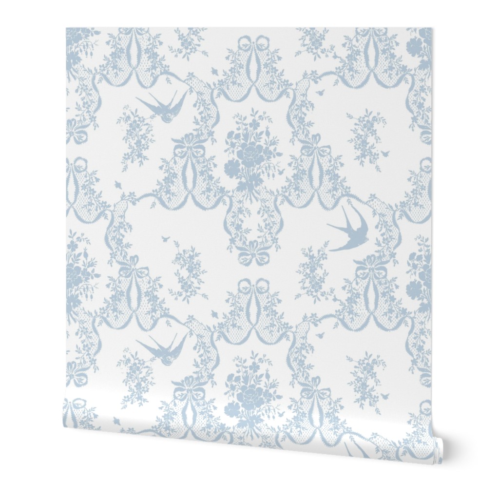 Willa Toile Gustavian blue