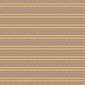 Brown with Wheat Zigzag Stripe © Gingezel™