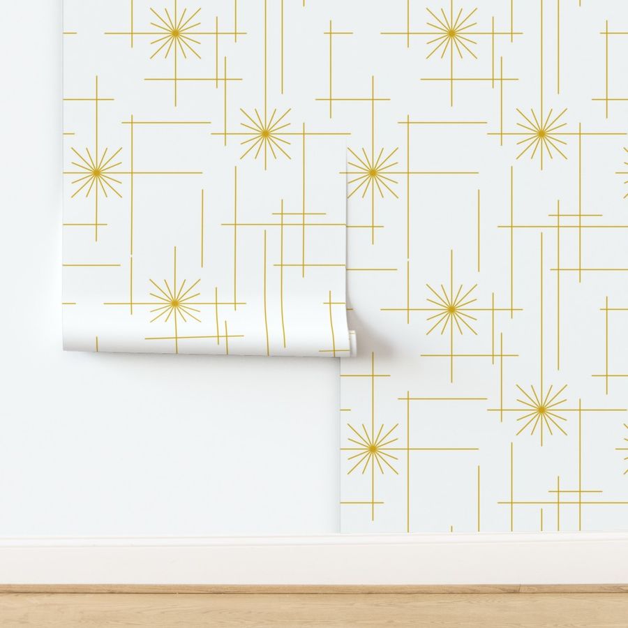 Orbs Starburst - White/Gold