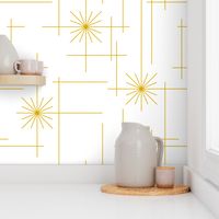 Orbs Starburst - White/Gold