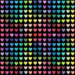 color chart hearts -black - smaller scale